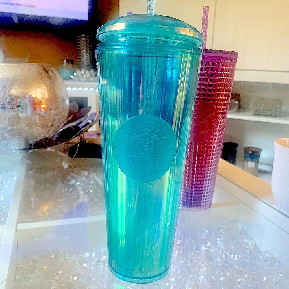 ⭐️⭐️Starbucks Blue Iridescent Dome⭐️⭐️